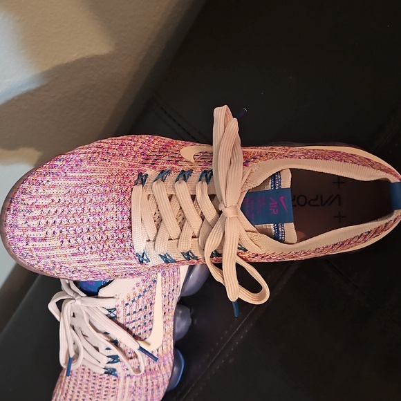 Nike Women's Multicolor Flyknit Vapormax Sneakers - Picture 3 of 8